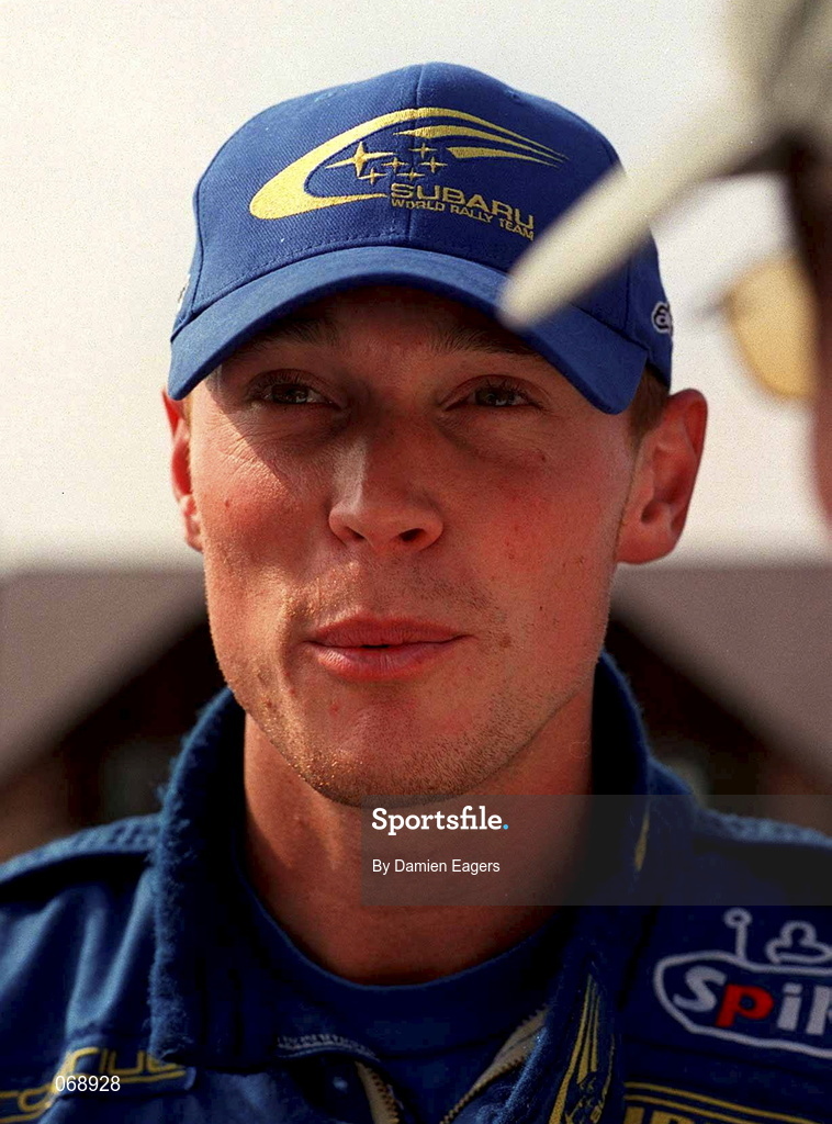 28 July 2001; Richard Burns during the World Rally Masters Championships 2001 at Punchestown in Kildare. Photo by Damien Eagers/Sportsfile