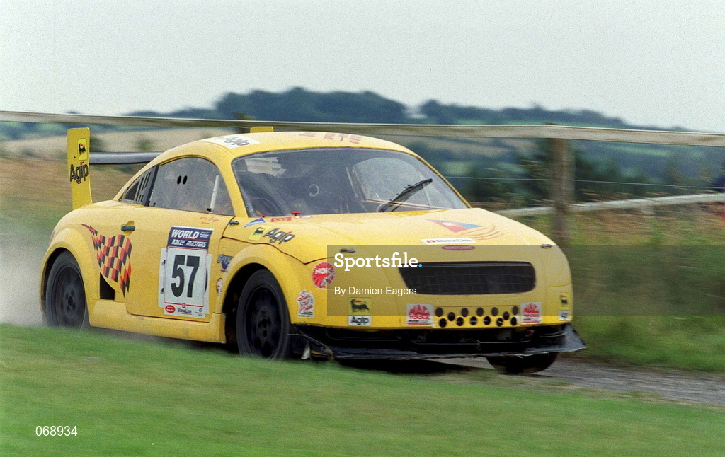 28 July 2001; Terry Briggs in his Audi TT during the World Rally Masters Championships 2001 at Punchestown in Kildare. Photo by Damien Eagers/Sportsfile