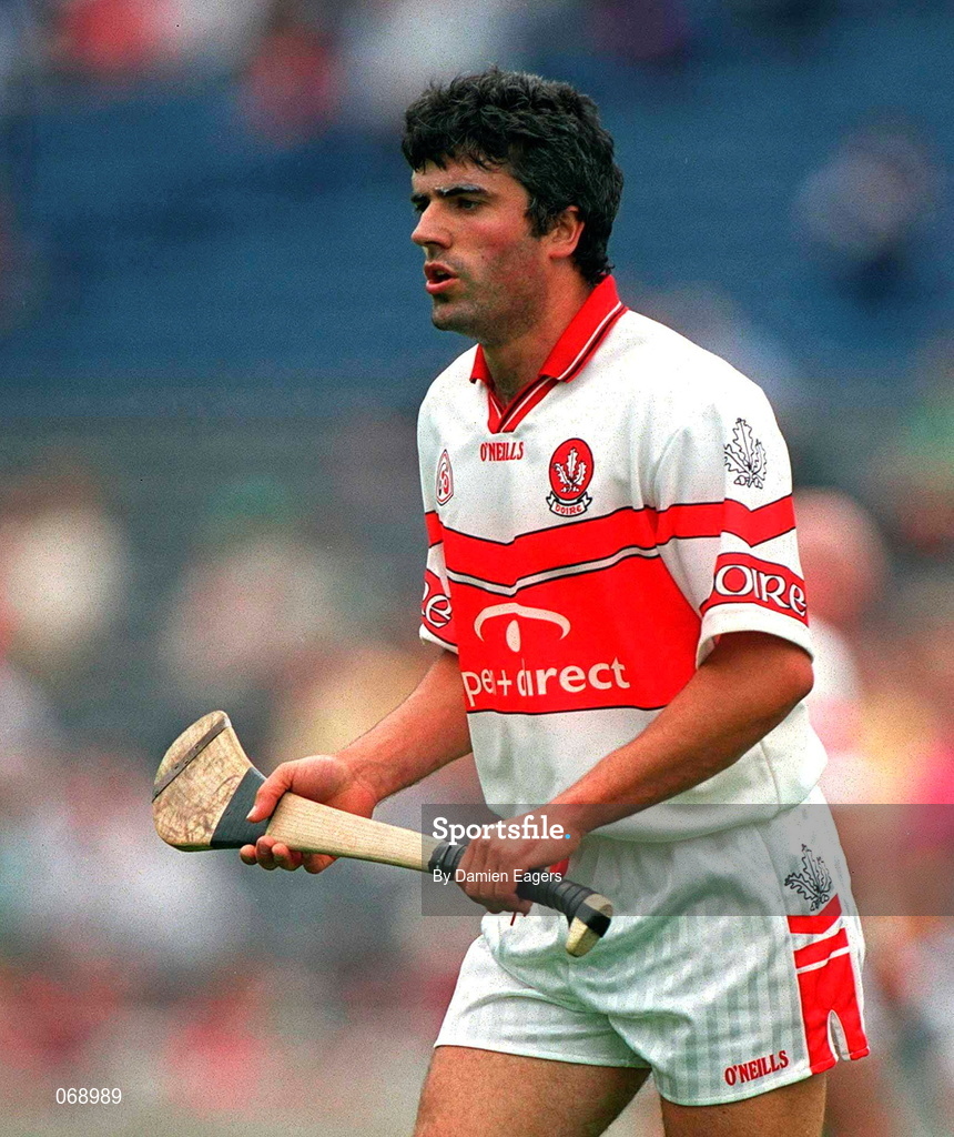 29 July 2001; Conor Murray of Derry during the Guinness All-Ireland Senior hurling Championship Quarter-Final match between Galway and Derry at Croke Park in Dublin. Photo by Damien Eagers/Sportsfile