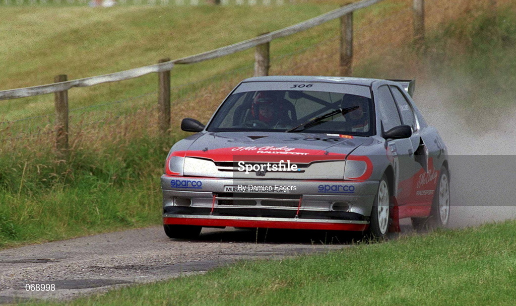 28 July 2001; John McCluskey during the World Rally Masters Championships 2001 at Punchestown in Kildare. Photo by Damien Eagers/Sportsfile