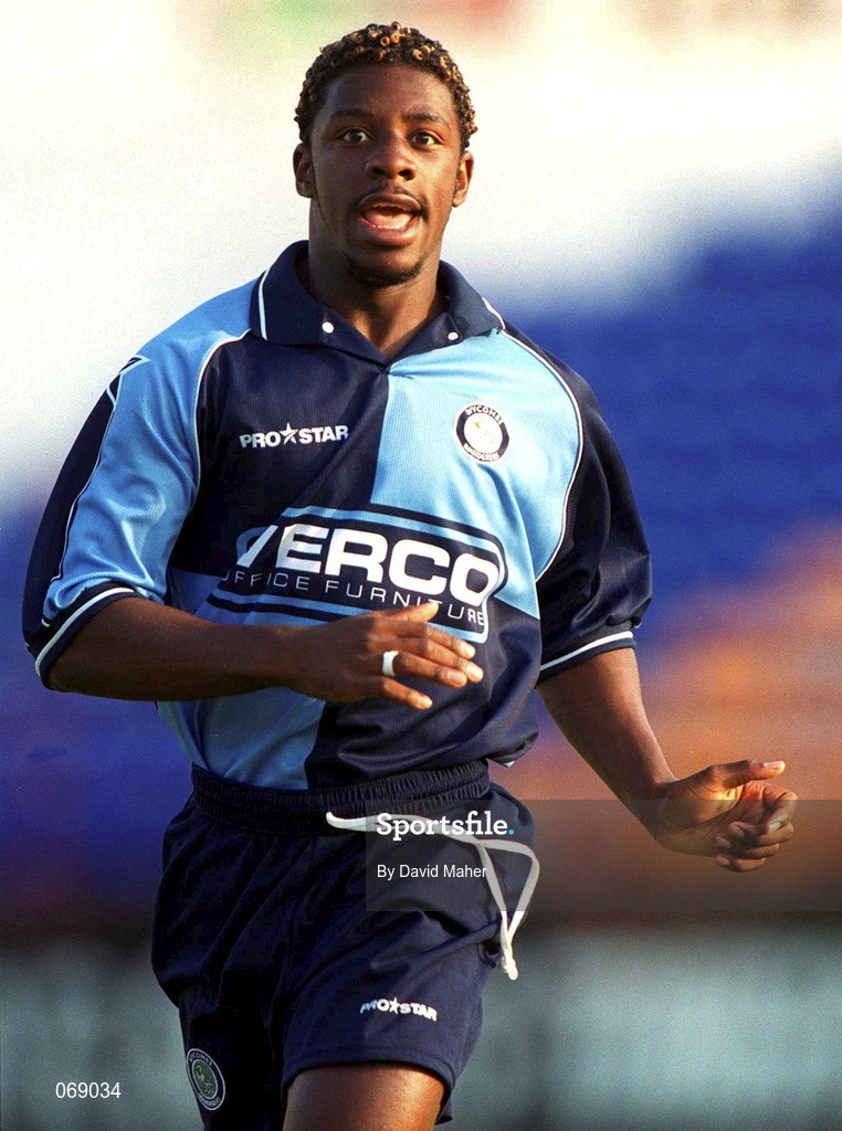 27 July 2001;  Gavin Houligan of Wycombe Wanderers during the pre-season friendly match between Shelbourne and Wycombe Wanderers at Tolka Park in Dublin. Photo by David Maher/Sportsfile