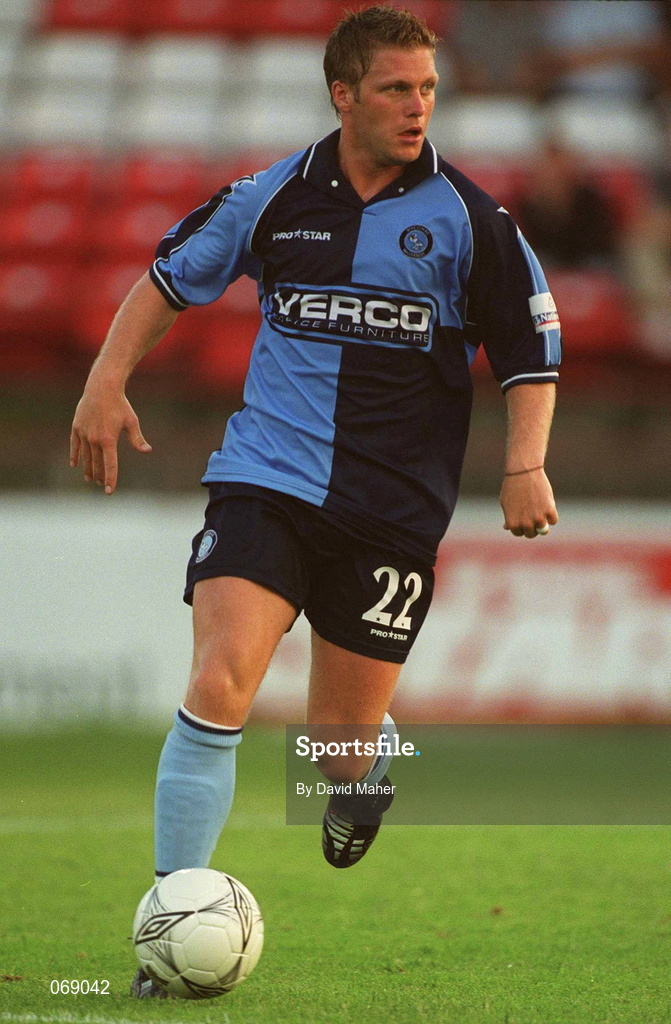 27 July 2001; Dannie Bulman of Wycombe Wanderers during the pre-season friendly match between Shelbourne and Wycombe Wanderers at Tolka Park in Dublin. Photo by David Maher/Sportsfile