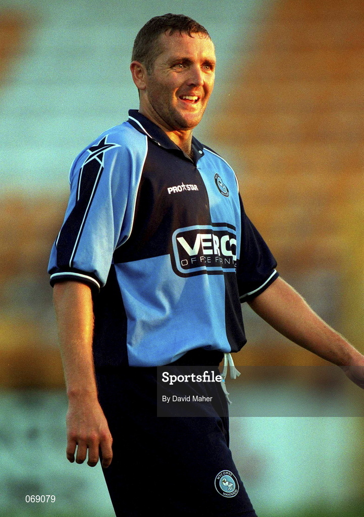 27 July 2001; Paul McCarthy of Wycombe Wanderers during the pre-season friendly match between Shelbourne and Wycombe Wanderers at Tolka Park in Dublin. Photo by David Maher/Sportsfile