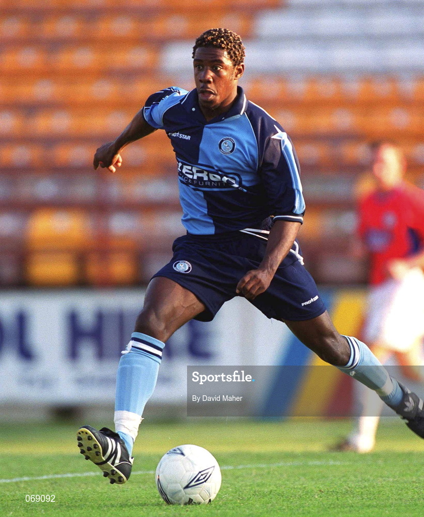 27 July 2001; Gavin Houligan of Wycombe Wanderers during the pre-season friendly match between Shelbourne and Wycombe Wanderers at Tolka Park in Dublin. Photo by David Maher/Sportsfile
