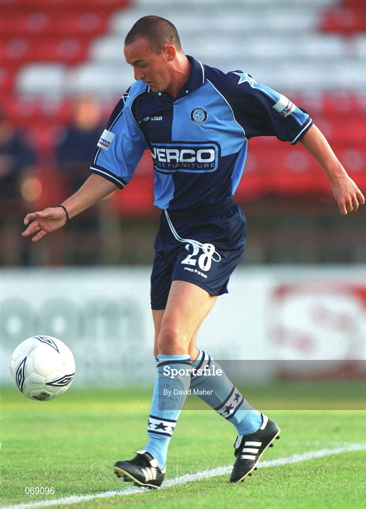 27 July 2001; Michael Simpson of Wycombe Wanderers during the pre-season friendly match between Shelbourne and Wycombe Wanderers at Tolka Park in Dublin. Photo by David Maher/Sportsfile