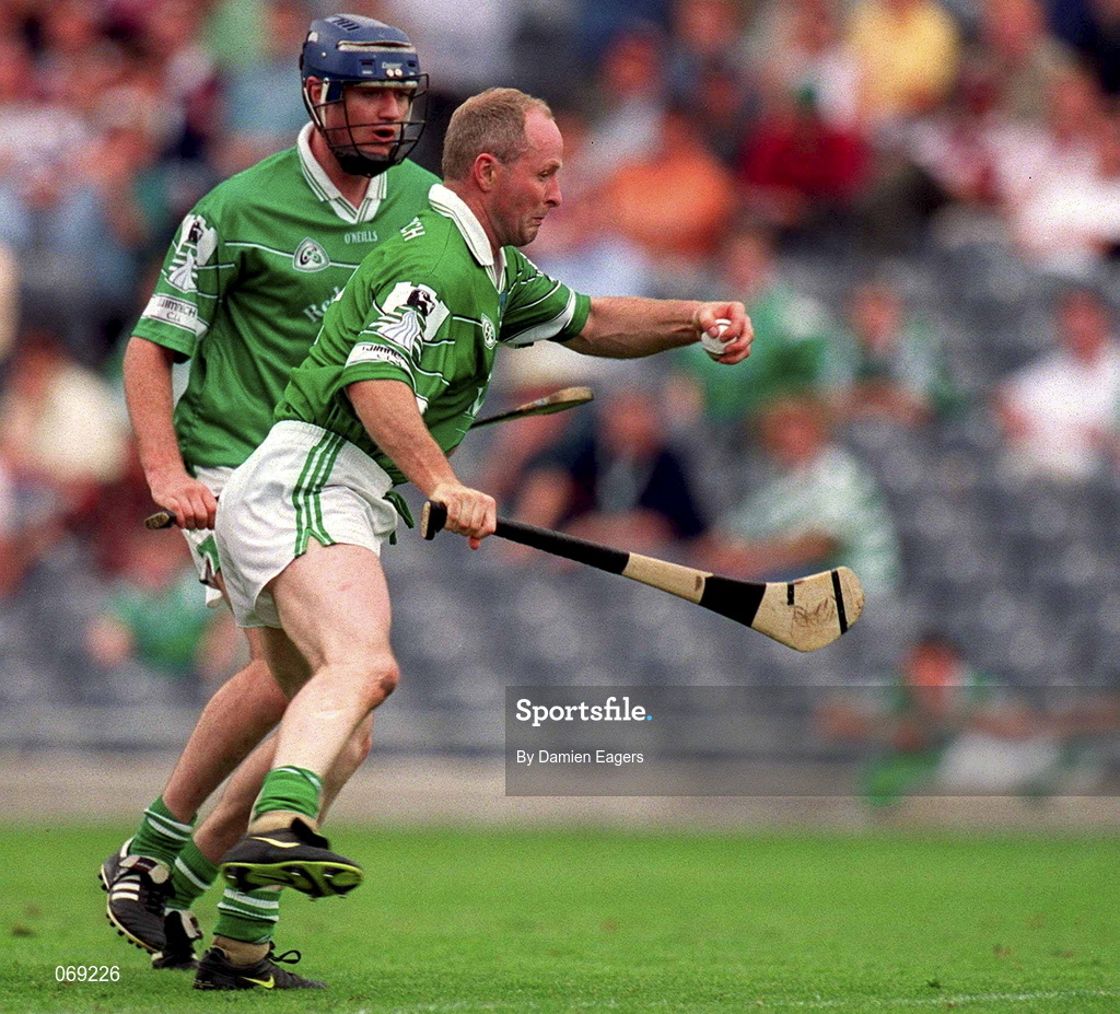 29 July 2001; Stephen McDonagh of Limerick during the Guinness All-Ireland Senior Hurling Championship Quarter-Final match between Wexford and Limerick at Croke Park in Dublin. Photo by Damien Eagers/Sportsfile