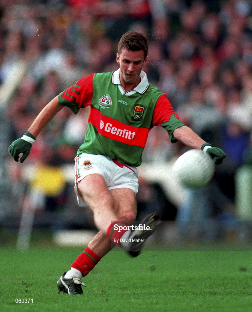 29 September 1996; Maurice Sheridan of Mayo during the All-Ireland Senior Football Championship Final Replay match between Meath and Mayo at Croke Park in Dublin. Photo by David Maher/Sportsfile
