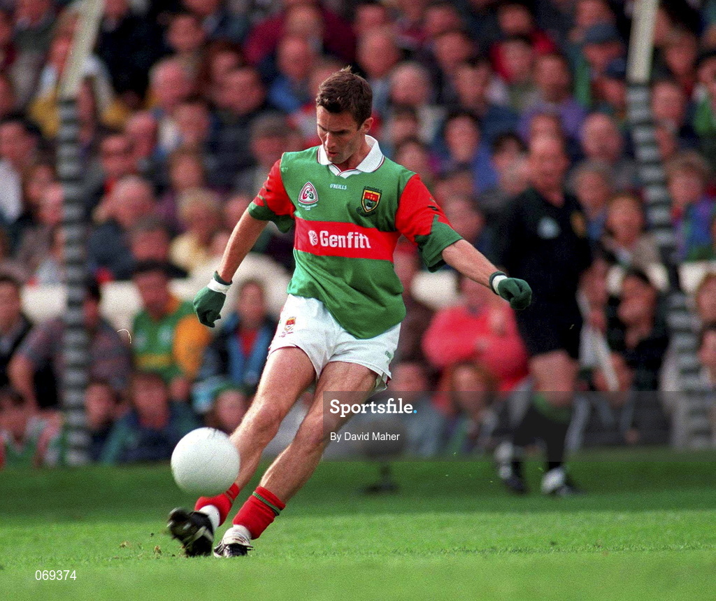 29 September 1996; Maurice Sheridan of Mayo during the All-Ireland Senior Football Championship Final Replay match between Meath and Mayo at Croke Park in Dublin. Photo by David Maher/Sportsfile