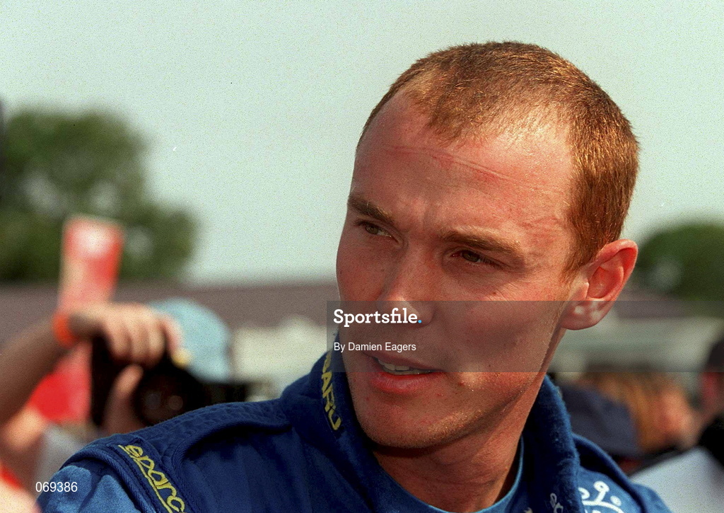 28 July 2001; Richard Burns during the World Rally Masters Championships 2001 at Punchestown in Kildare. Photo by Damien Eagers/Sportsfile