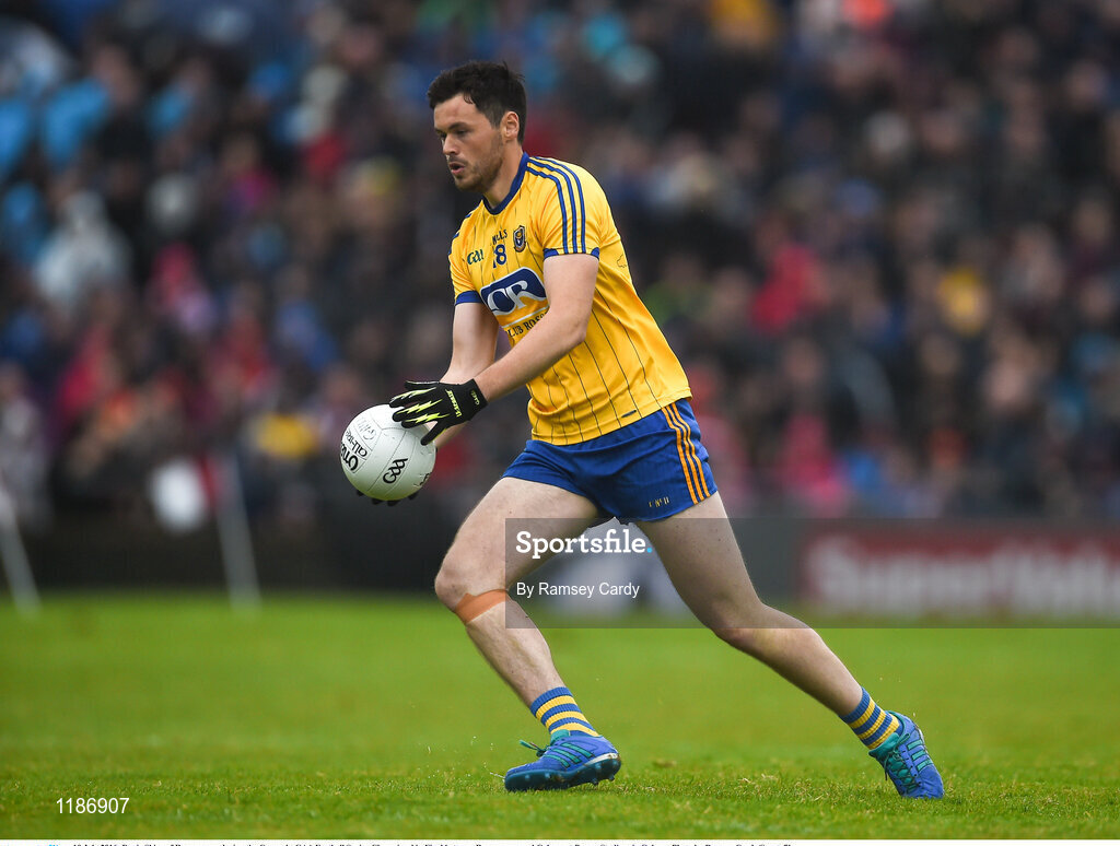 10 July 2016; Donie Shine of Roscommon during the Connacht GAA Football Senior Championship Final between Roscommon and Galway at Pearse Stadium in Galway. Photo by Ramsey Cardy/Sportsfile
