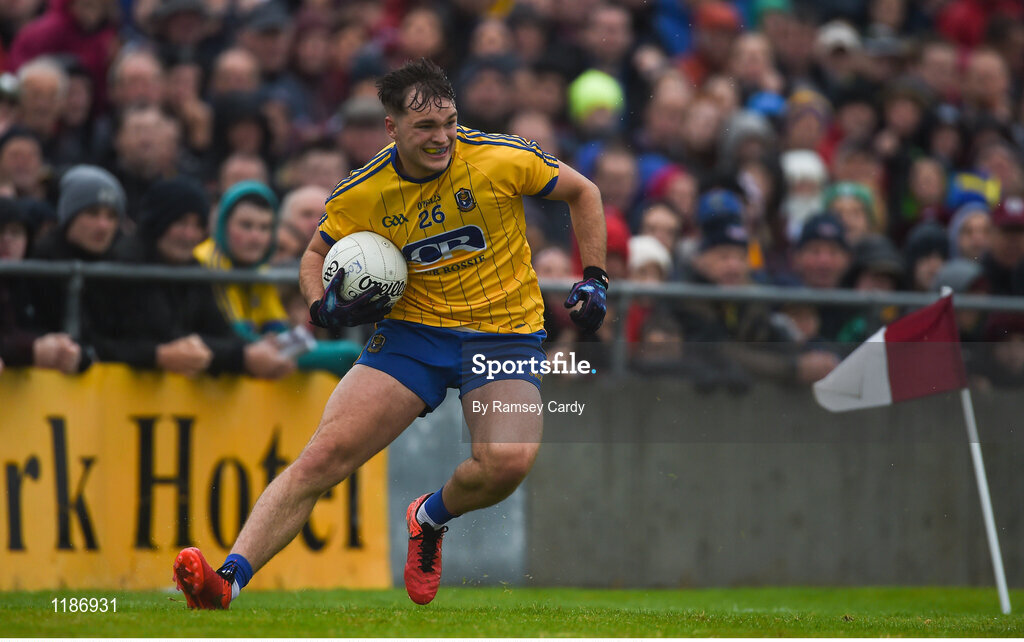 10 July 2016; Ultan Harney of Roscommon during the Connacht GAA Football Senior Championship Final between Roscommon and Galway at Pearse Stadium in Galway. Photo by Ramsey Cardy/Sportsfile