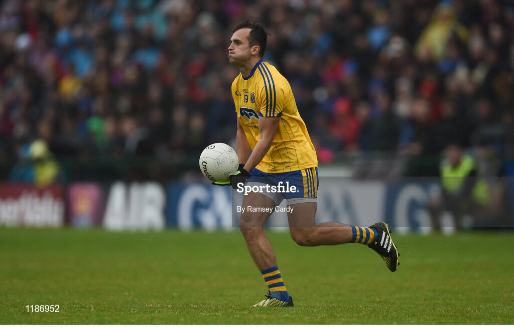 10 July 2016; Donie Smith of Roscommon during the Connacht GAA Football Senior Championship Final between Roscommon and Galway at Pearse Stadium in Galway. Photo by Ramsey Cardy/Sportsfile