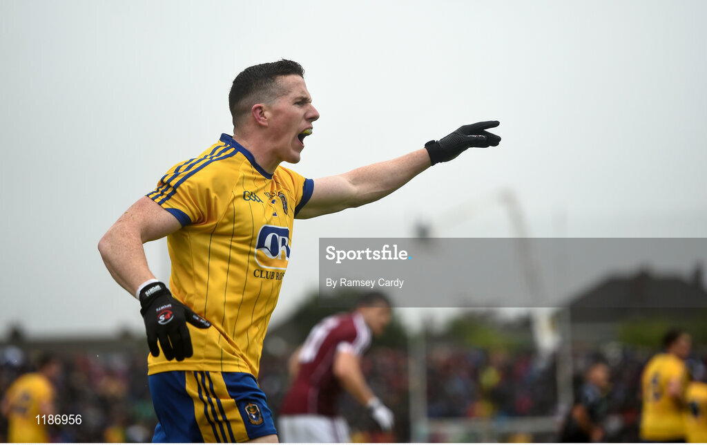 10 July 2016; Sean McDermott of Roscommon during the Connacht GAA Football Senior Championship Final between Roscommon and Galway at Pearse Stadium in Galway. Photo by Ramsey Cardy/Sportsfile