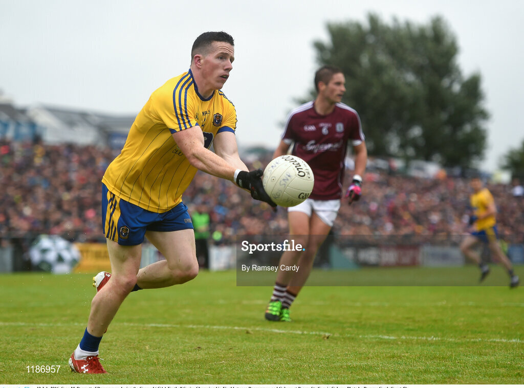 10 July 2016; Sean McDermott of Roscommon during the Connacht GAA Football Senior Championship Final between Roscommon and Galway at Pearse Stadium in Galway. Photo by Ramsey Cardy/Sportsfile