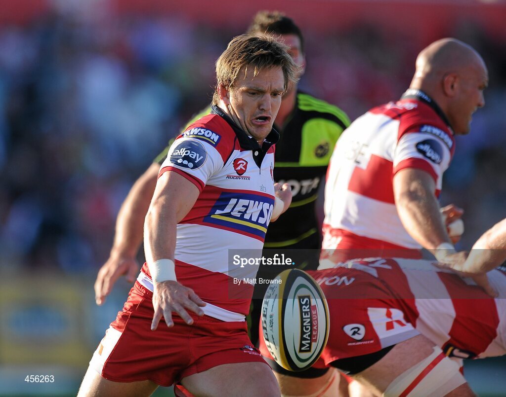 27 August 2010; Rory Lawson, Gloucester, in action against Munster. Rugby Pre-Season Friendly, Munster v Gloucester, Musgrave Park, Cork. Picture credit: Matt Browne / SPORTSFILE