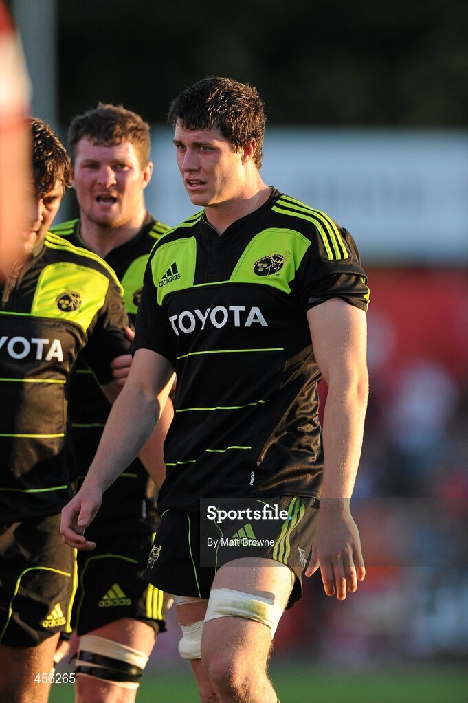 27 August 2010; Ian Nagle, Munster. Rugby Pre-Season Friendly, Munster v Gloucester, Musgrave Park, Cork. Picture credit: Matt Browne / SPORTSFILE