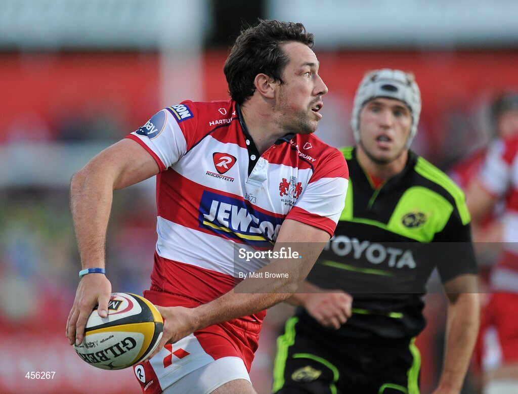 27 August 2010; Tom Voyce, Gloucester, in action against Munster. Rugby Pre-Season Friendly, Munster v Gloucester, Musgrave Park, Cork. Picture credit: Matt Browne / SPORTSFILE