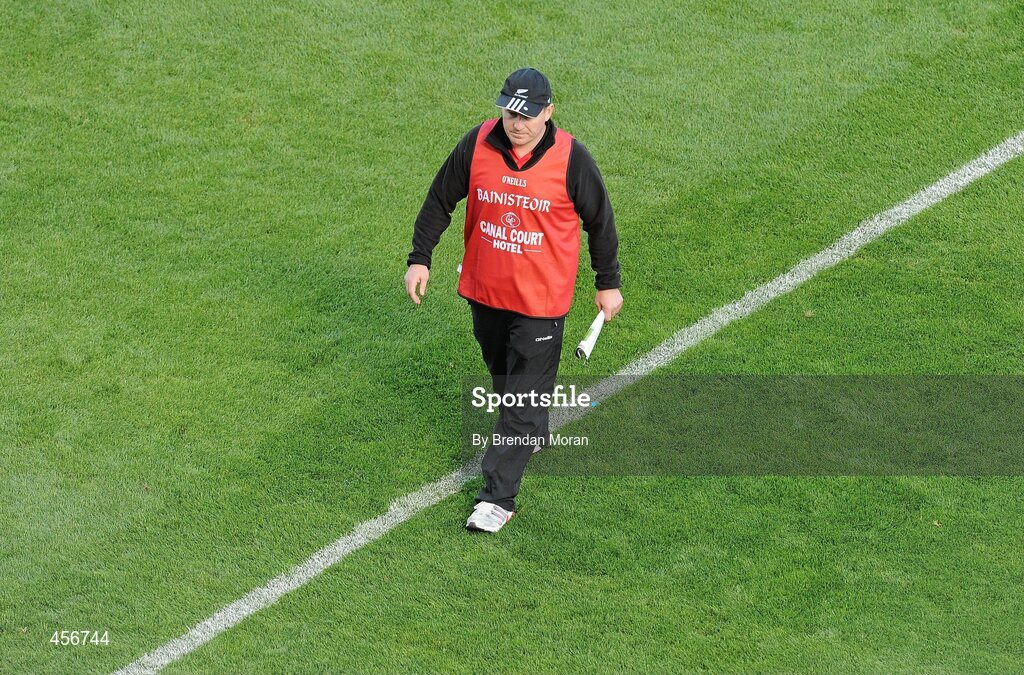 29 August 2010; James McCartan, Down manager. GAA Football All-Ireland Senior Championship Semi-Final, Kildare v Down, Croke Park, Dublin. Picture credit: Brendan Moran / SPORTSFILE