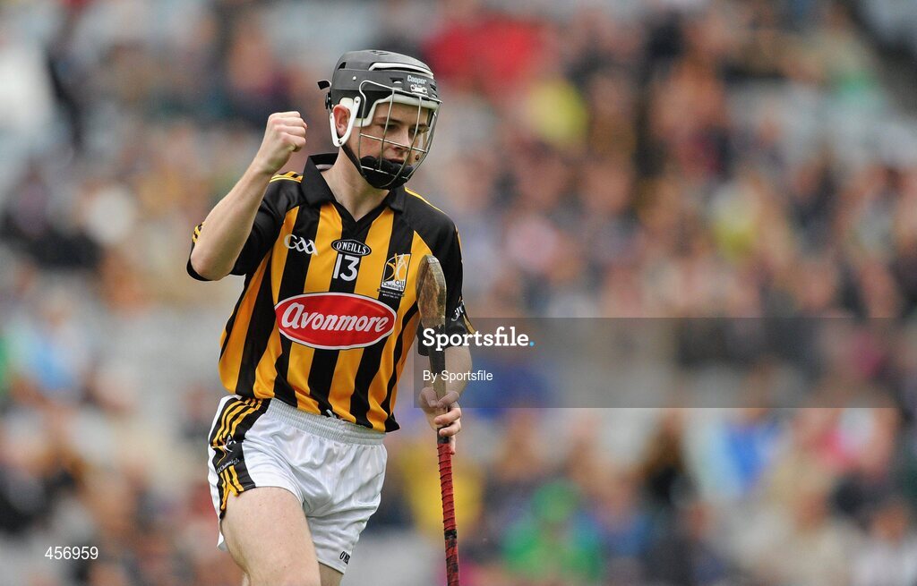 5 September 2010; Michael Brennan, Kilkenny, celebrates after scoring his side's first goal. ESB GAA Hurling All-Ireland Minor Championship Final, Kilkenny v Clare, Croke Park, Dublin. Photo by Sportsfile