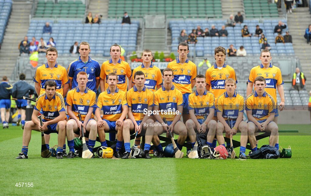 5 September 2010; The Clare team. ESB GAA Hurling All-Ireland Minor Championship Final, Kilkenny v Clare, Croke Park, Dublin. Photo by Sportsfile