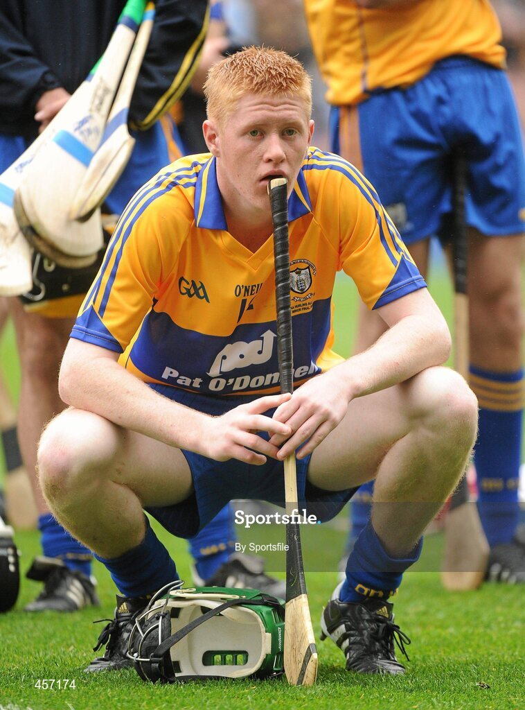 5 September 2010; A dejected Jamie Shanahan, Clare, at the end of the game. ESB GAA Hurling All-Ireland Minor Championship Final, Kilkenny v Clare, Croke Park, Dublin. Photo by Sportsfile