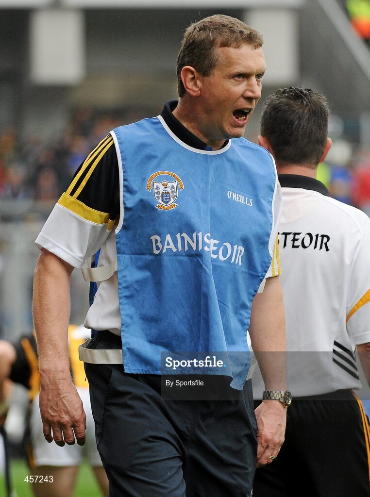 5 September 2010; Joint Clare manager Donal Moloney during the game. ESB GAA Hurling All-Ireland Minor Championship Final, Kilkenny v Clare. Photo by Sportsfile