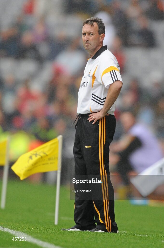 5 September 2010; Kilkenny manager Richie Mulrooney during the game. ESB GAA Hurling All-Ireland Minor Championship Final, Kilkenny v Clare. Photo by Sportsfile