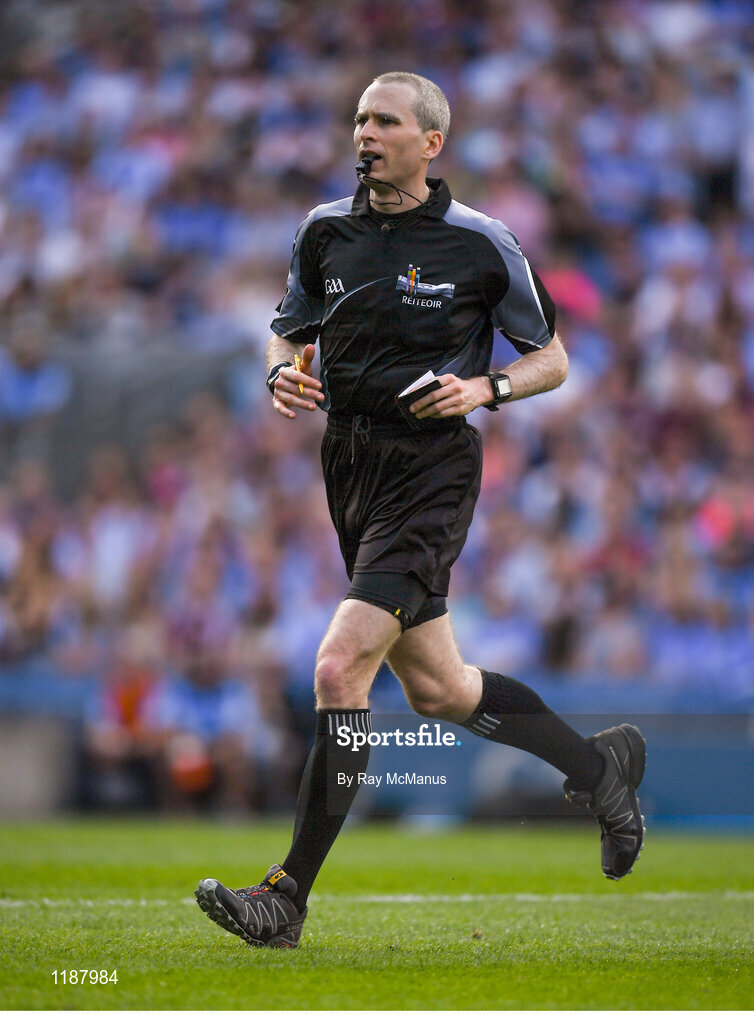 17 July 2016; Referee Fergal Kelly during the Leinster GAA Football Senior Championship Final match between Dublin and Westmeath at Croke Park in Dubin. Photo by Ray McManus/Sportsfile