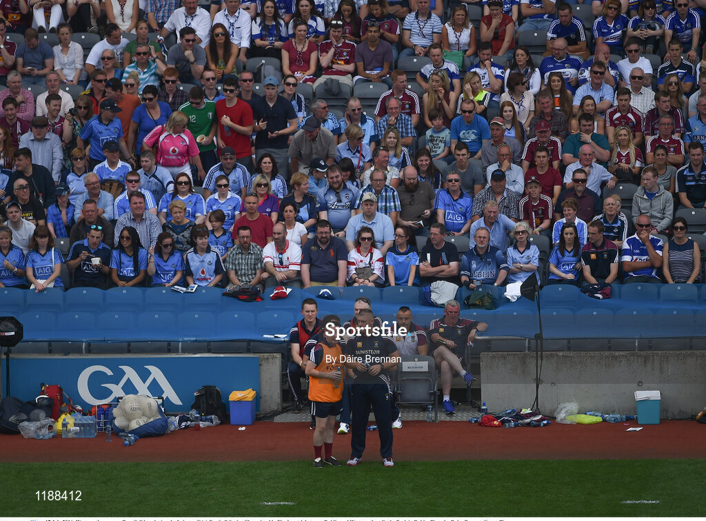 17 July 2016; Westmeath manager Tom Cribbin during the Leinster GAA Football Senior Championship Final match between Dublin and Westmeath at Croke Park in Dubin. Photo by Daire Brennan/Sportsfile