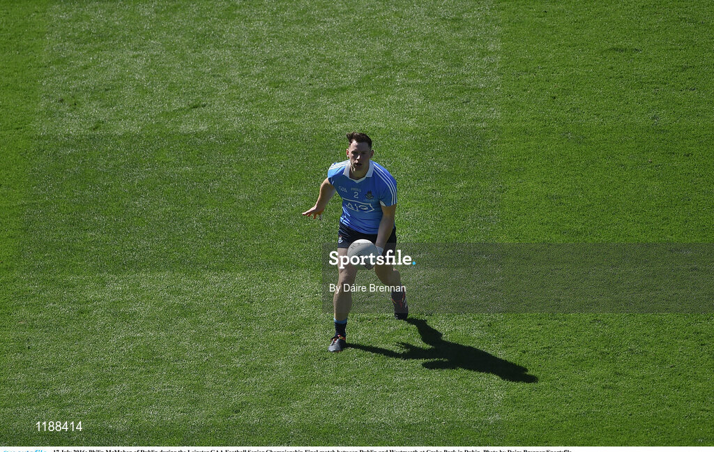 17 July 2016; Philip McMahon of Dublin during the Leinster GAA Football Senior Championship Final match between Dublin and Westmeath at Croke Park in Dubin. Photo by Daire Brennan/Sportsfile