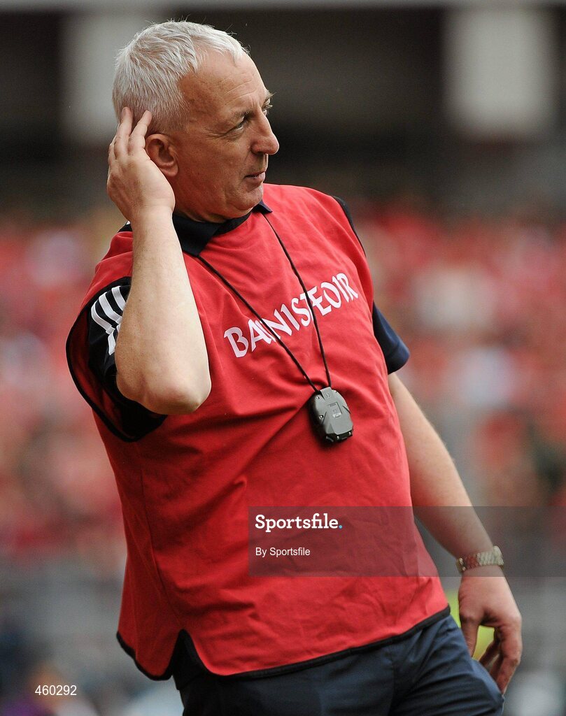 19 September 2010; Cork manager Conor Counihan during the game. GAA Football All-Ireland Senior Championship Final, Down v Cork, Croke Park, Dublin. Photo by Sportsfile