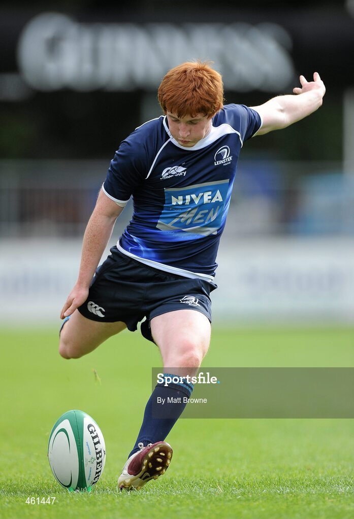 25 September 2010; Liam Bourke, Leinster. U18 Clubs Interprovincial, Leinster v Ulster, Donnybrook Stadium, Dublin. Picture credit: Matt Browne / SPORTSFILE