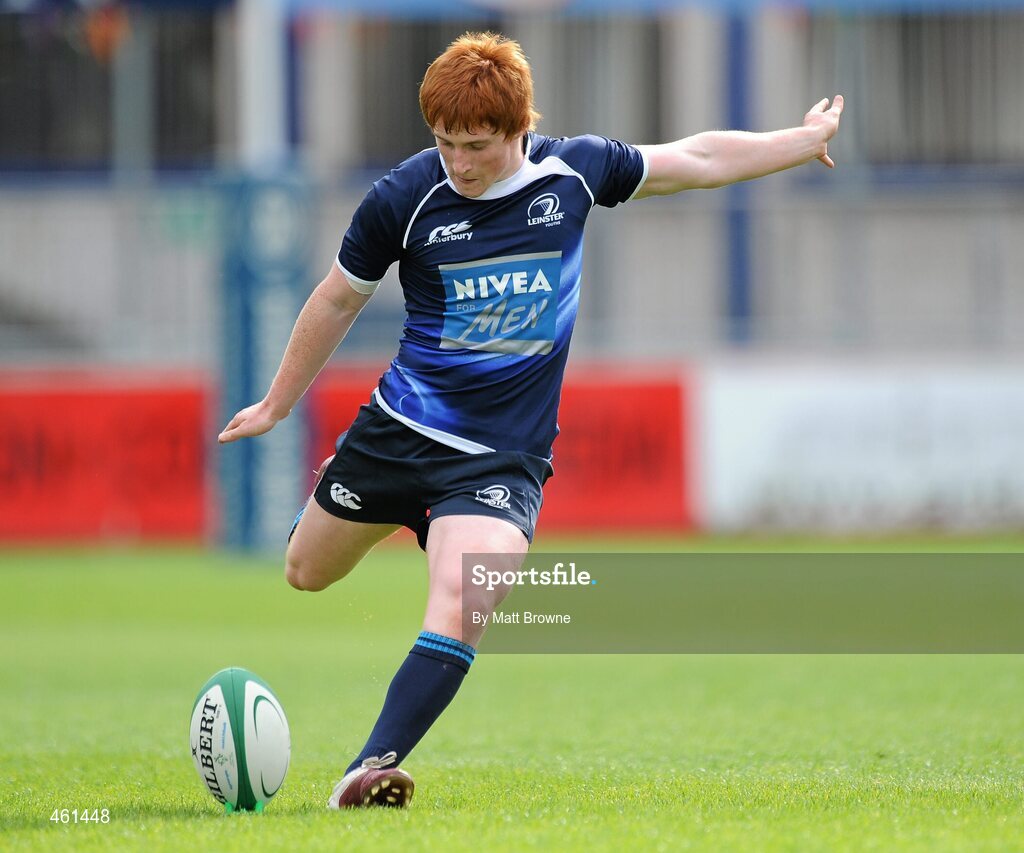 25 September 2010; Liam Bourke, Leinster. U18 Clubs Interprovincial, Leinster v Ulster, Donnybrook Stadium, Dublin. Picture credit: Matt Browne / SPORTSFILE
