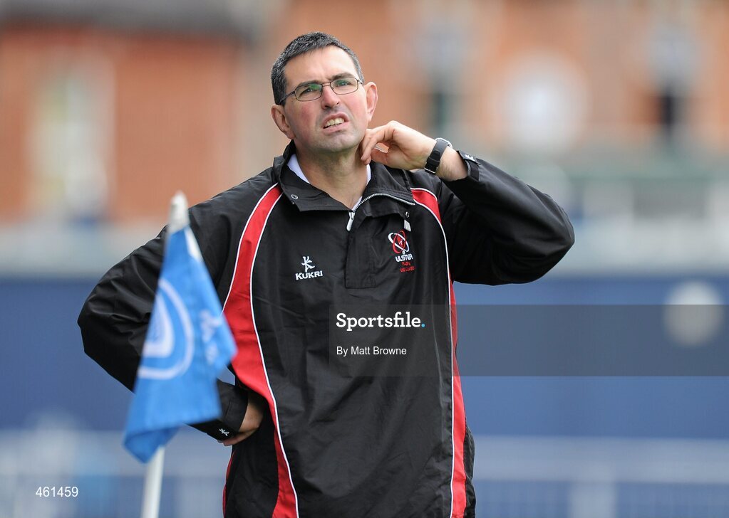 25 September 2010; Jamie Turkington, Ulster coach. U18 Clubs Interprovincial, Leinster v Ulster, Donnybrook Stadium, Dublin. Picture credit: Matt Browne / SPORTSFILE