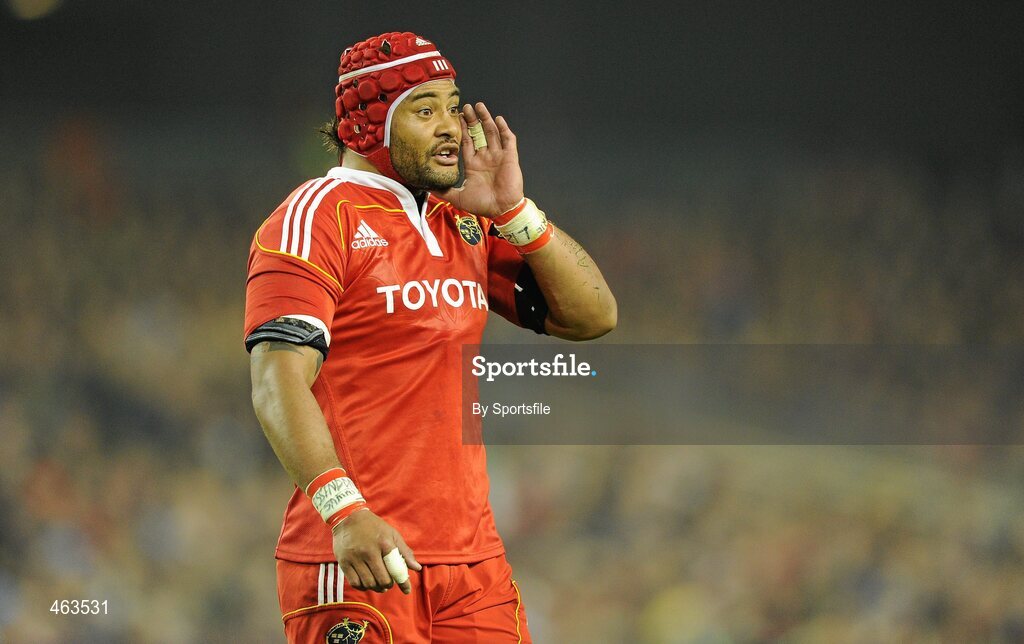 2 October 2010; Sam Tuitupou, Munster. Celtic League, Leinster v Munster, Aviva Stadium, Lansdowne Road, Dublin. Photo by Sportsfile