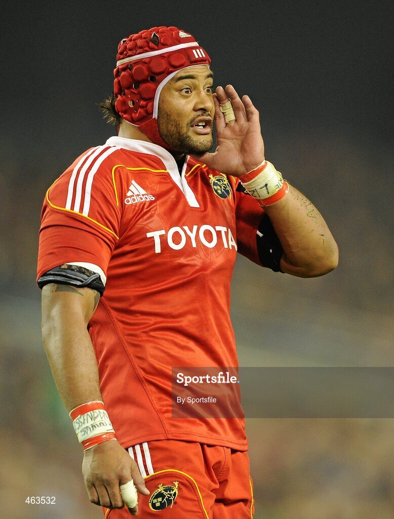 2 October 2010; Sam Tuitupou, Munster. Celtic League, Leinster v Munster, Aviva Stadium, Lansdowne Road, Dublin. Photo by Sportsfile