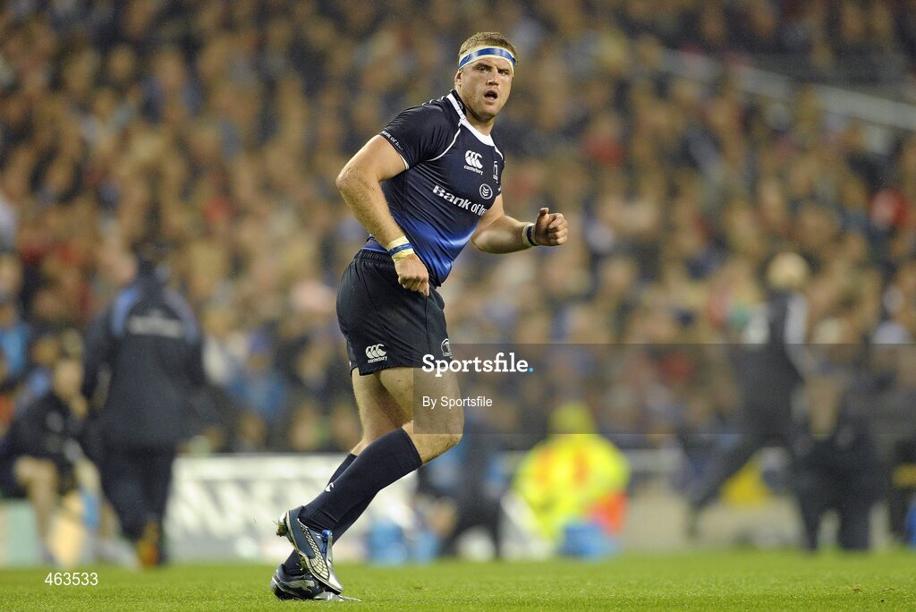 2 October 2010; Jamie Heaslip, Leinster. Celtic League, Leinster v Munster, Aviva Stadium, Lansdowne Road, Dublin. Photo by Sportsfile