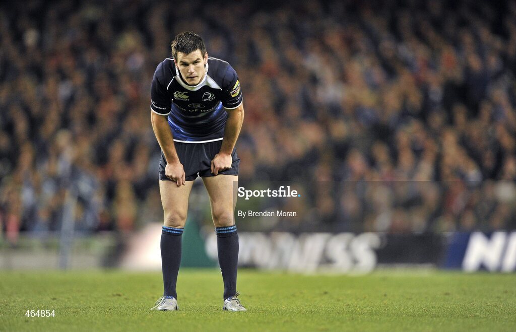 2 October 2010; Jonathan Sexton, Leinster. Celtic League, Leinster v Munster, Aviva Stadium, Lansdowne Road, Dublin. Picture credit: Brendan Moran / SPORTSFILE