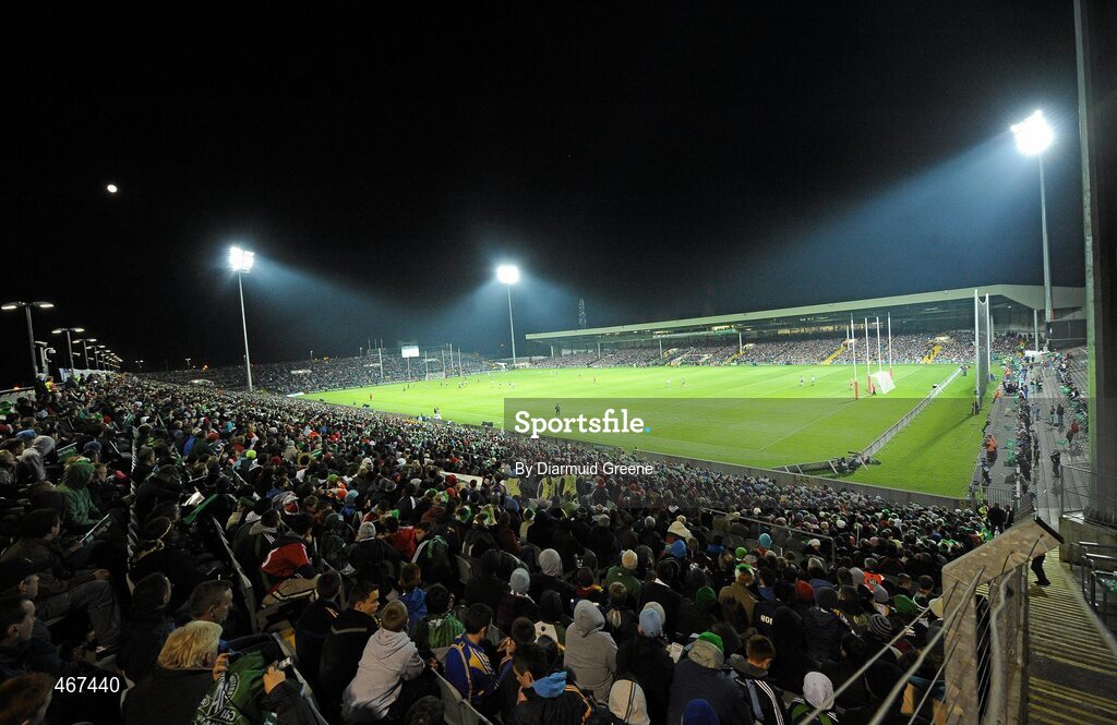 23 October 2010; A general view of the Gaelic Grounds as spectators watch on during the game. Irish Daily Mail International Rules Series 1st Test, Ireland v Australia, Gaelic Grounds, Limerick. Picture credit: Diarmuid Greene / SPORTSFILE