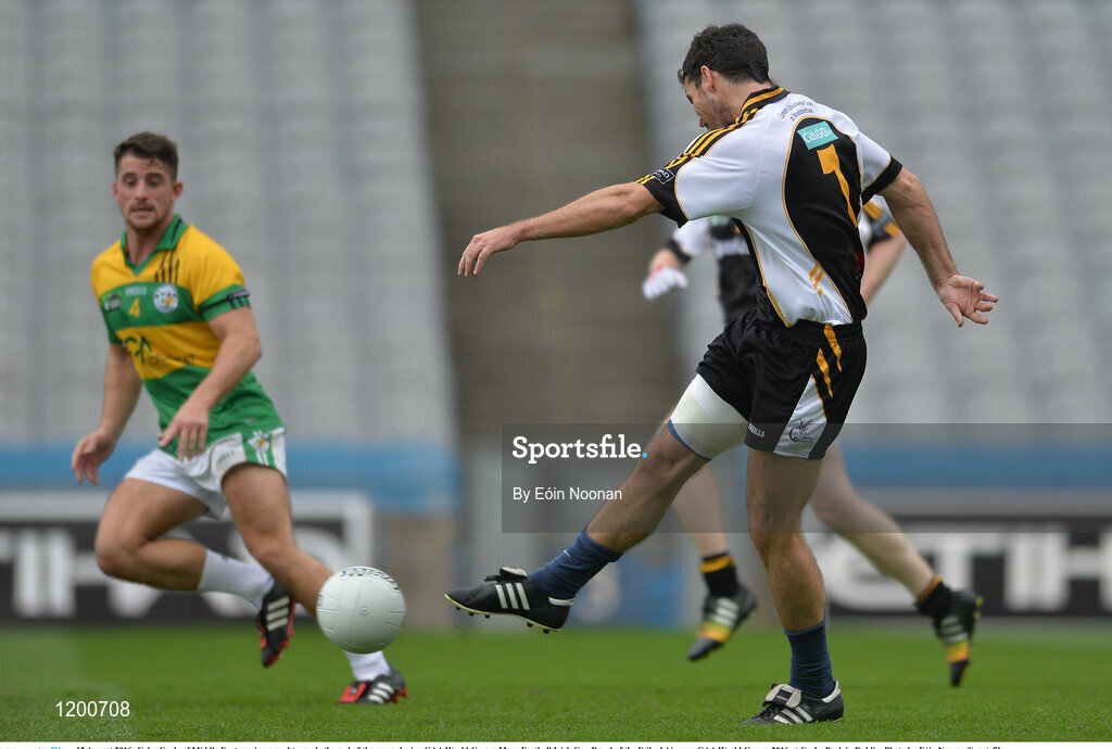 12 August 2016; Colm Coyle of Middle East scoring a goal towards the end of the game during GAA World Games Mens Football Irish Cup Day 4 of the Etihad Airways GAA World Games 2016 at Croke Park in Dublin. Photo by Eóin Noonan/Sportsfile