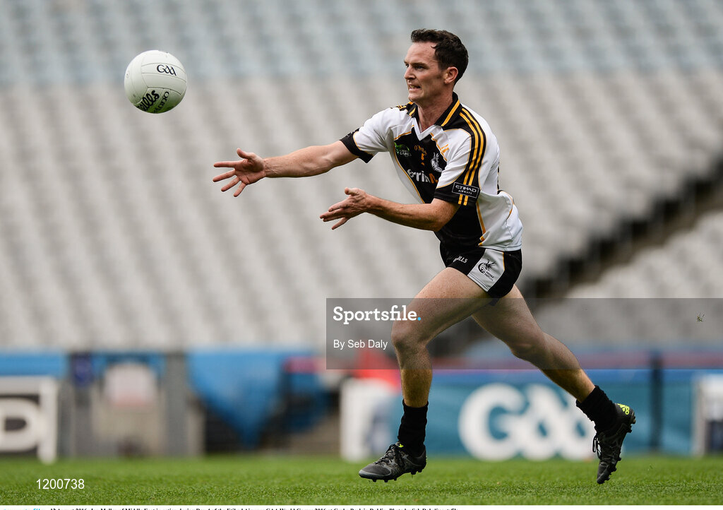 12 August 2016; Jon Mollen of Middle East in action during Day 4 of the Etihad Airways GAA World Games 2016 at Croke Park in Dublin. Photo by Seb Daly/Sportsfile