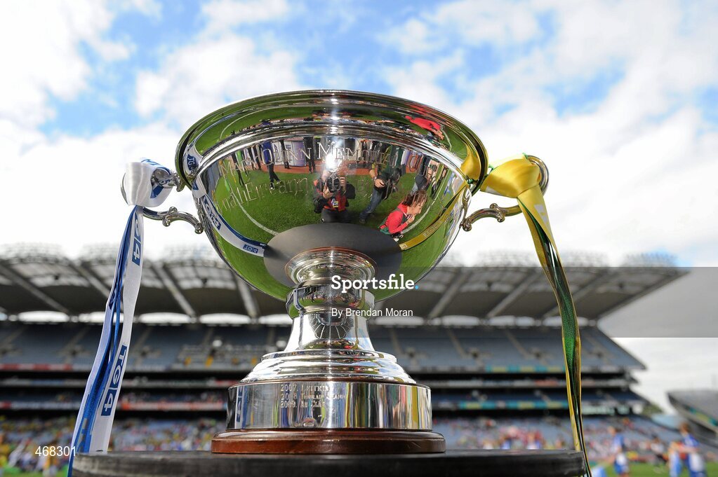 26 September 2010; The Mary Quinn Memorial Cup. TG4 All-Ireland Intermediate Ladies Football Championship Final, Donegal v Waterford, Croke Park, Dublin. Picture credit: Brendan Moran / SPORTSFILE