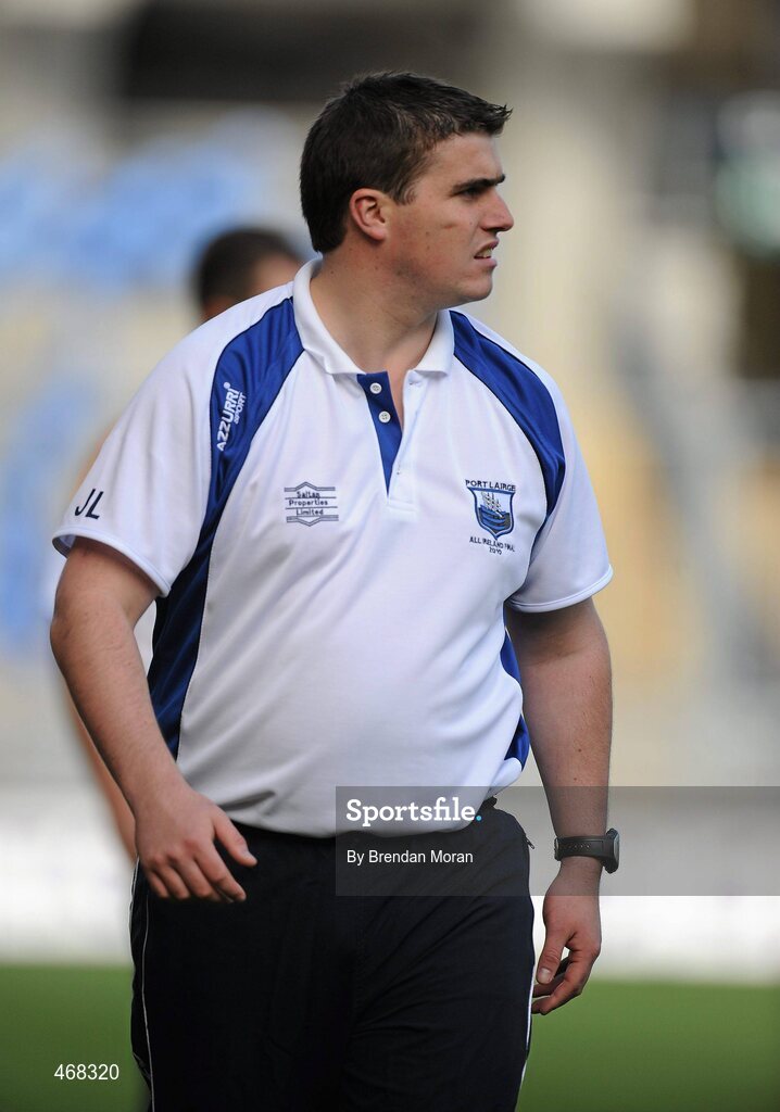 26 September 2010; Jason Lynch, Waterford manager. TG4 All-Ireland Intermediate Ladies Football Championship Final, Donegal v Waterford, Croke Park, Dublin. Picture credit: Brendan Moran / SPORTSFILE
