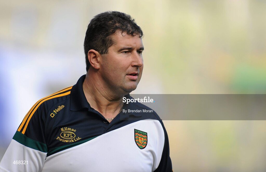 26 September 2010; Michael Naughton, Donegal manager. TG4 All-Ireland Intermediate Ladies Football Championship Final, Donegal v Waterford, Croke Park, Dublin. Picture credit: Brendan Moran / SPORTSFILE