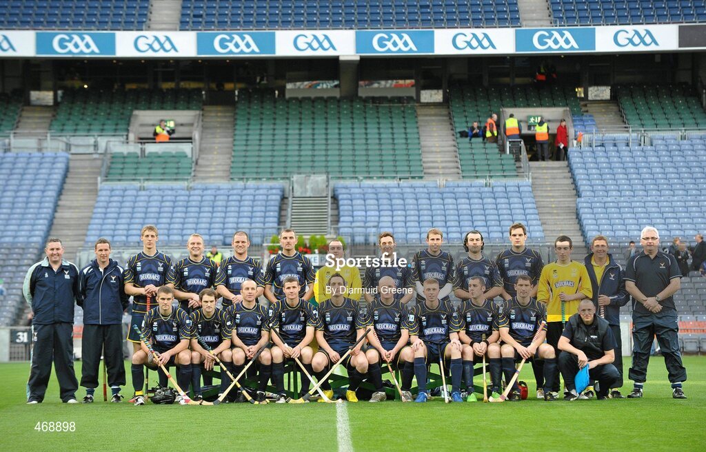 30 October 2010; The Scotland squad. Senior Hurling / Shinty International 1st Test, Ireland v Scotland, Croke Park, Dublin. Picture credit: Diarmuid Greene / SPORTSFILE