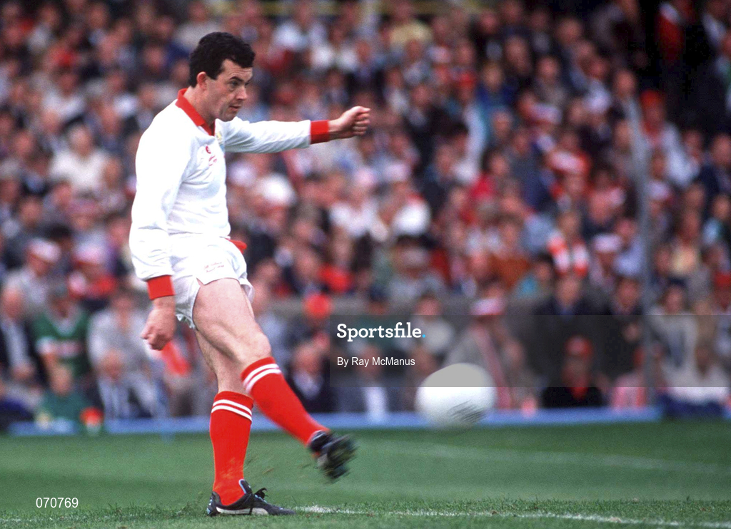17 September 1989; Cork goalkeeper John Kerins during the All-Ireland Senior Football Championship Final between Cork and Mayo at Croke Park in Dublin. Photo by Ray McManus/Sportsfile