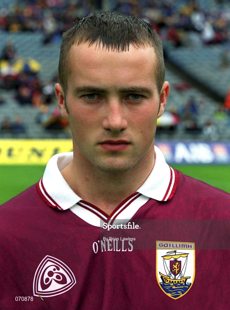 12 August 2001; Ger Farragher of Galway prior to the All-Ireland Minor Hurling Championship Semi-Final between Galway and Tipperary at Croke Park in Dublin. Photo by Brian Lawless/Sportsfile