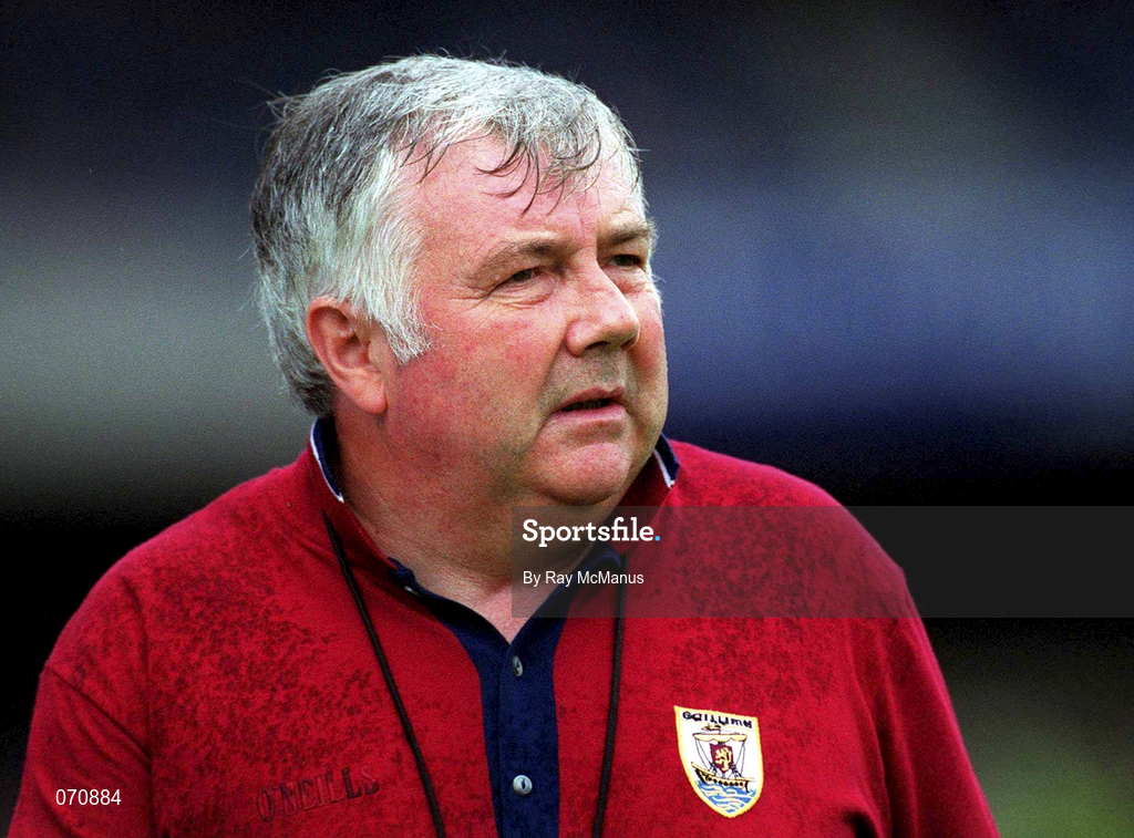 12 August 2001; Galway manager Josie Harte during the All-Ireland Minor Hurling Championship Semi-Final between Galway and Tipperary at Croke Park in Dublin. Photo by Ray McManus/Sportsfile