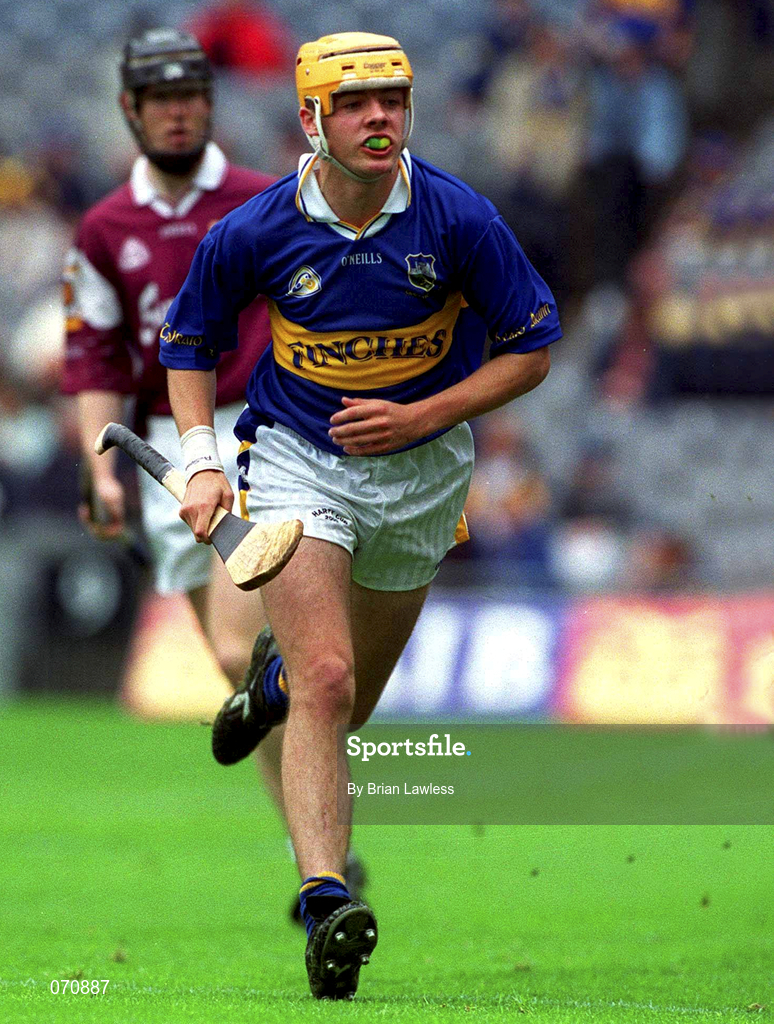 12 August 2001; David Kennedy of Tipperary during the All-Ireland Minor Hurling Championship Semi-Final between Galway and Tipperary at Croke Park in Dublin. Photo by Brian Lawless/Sportsfile