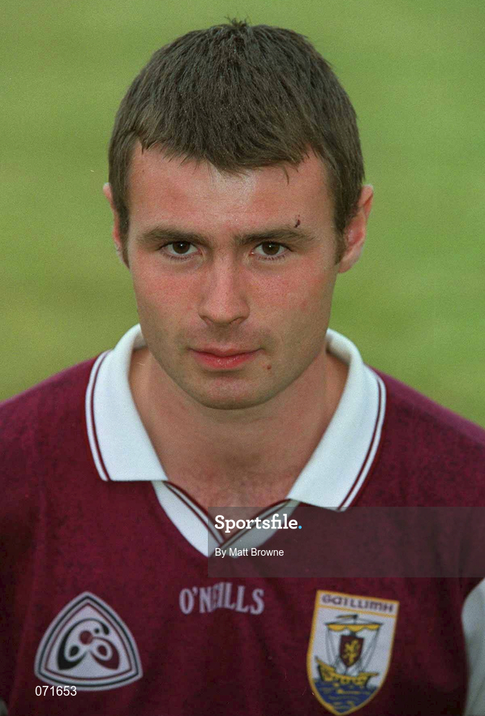 29 August 2001; Richie Murray of Galway poses for a portrait during a Galway hurling press night at Pearse Stadium ahead of the Guinness All-Ireland Senior Hurling Championship Final. Photo by Matt Browne/Sportsfile